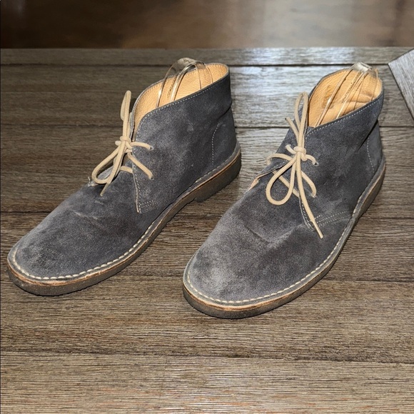 Todd Snyder Nomad Chukka Suede Desert Boots Grey (Blue) main image 5
